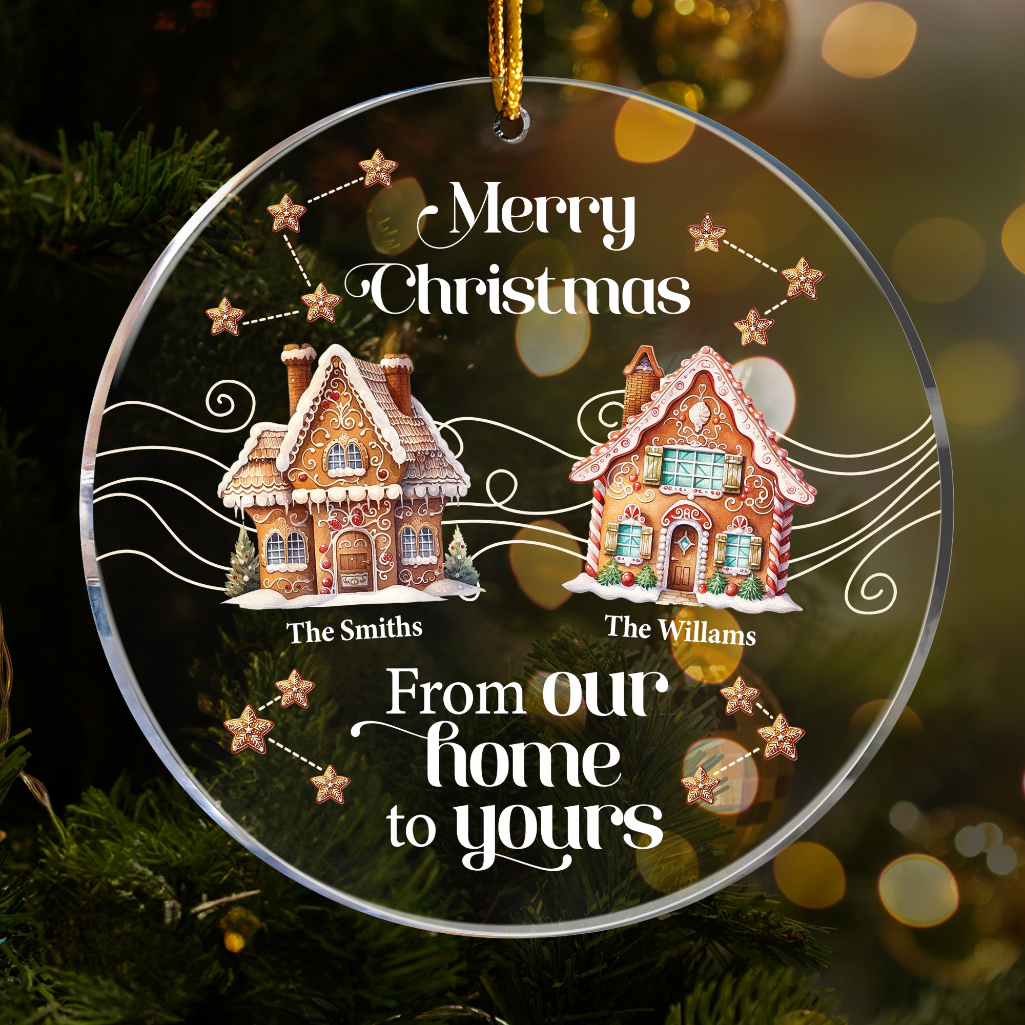 From Our Home To Yours - Personalized Acrylic Ornament – Maisonornament