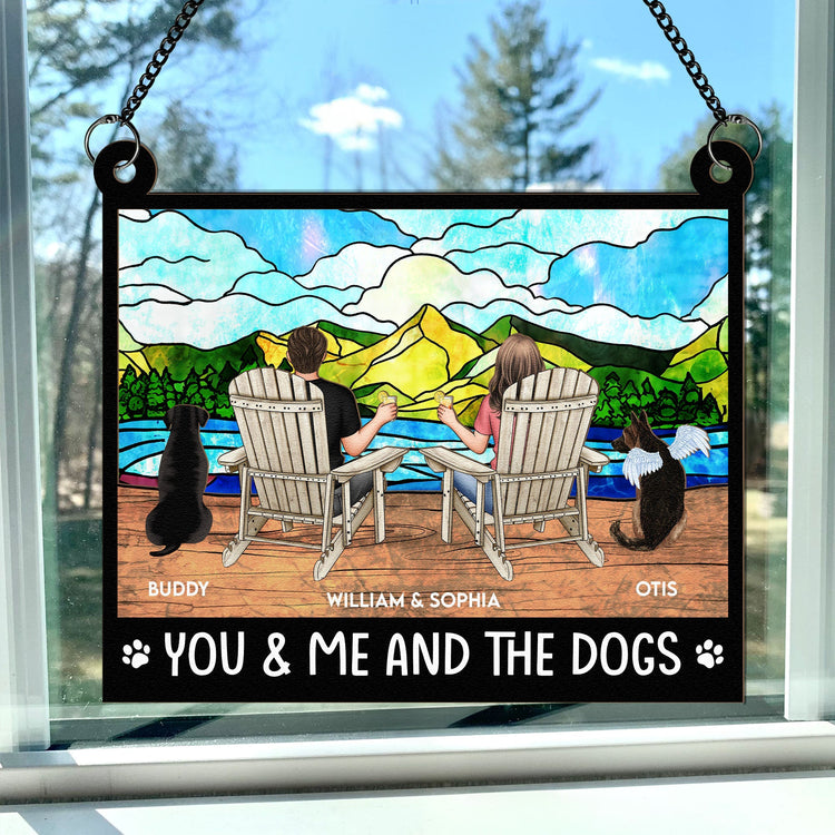 You-And-Me-And-The-Dogs-Personalized-Window-Hanging-Suncatcher-Ornament_3