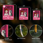 A Girl & Her Dogs Has Unbreakable Bond Toy Box - Personalized Acrylic Ornament