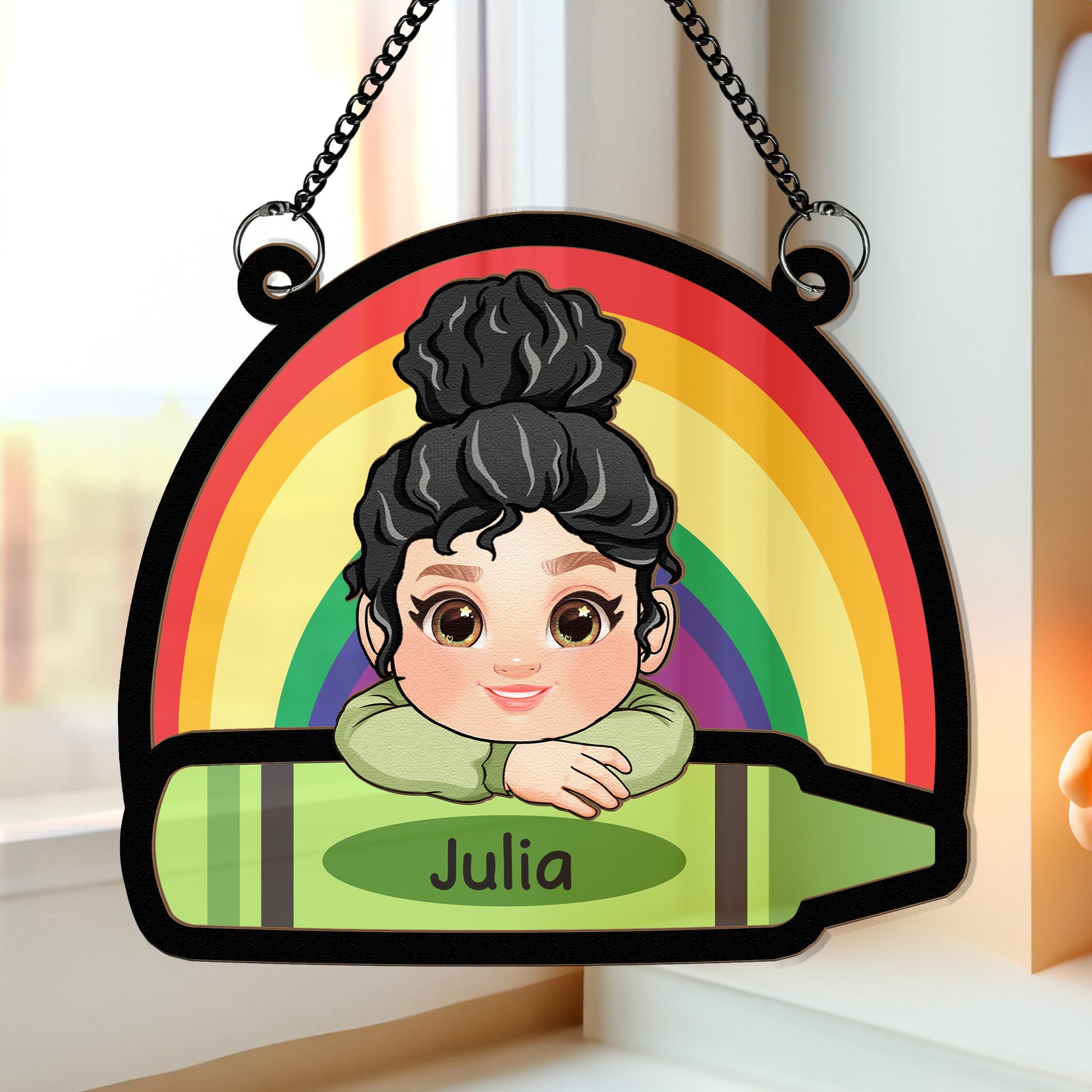 Adorable-Kid-With-Colorful-Crayons-Personalized-Window-Hanging-Suncatcher-Ornament_1