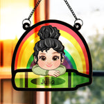 Adorable-Kid-With-Colorful-Crayons-Personalized-Window-Hanging-Suncatcher-Ornament_3
