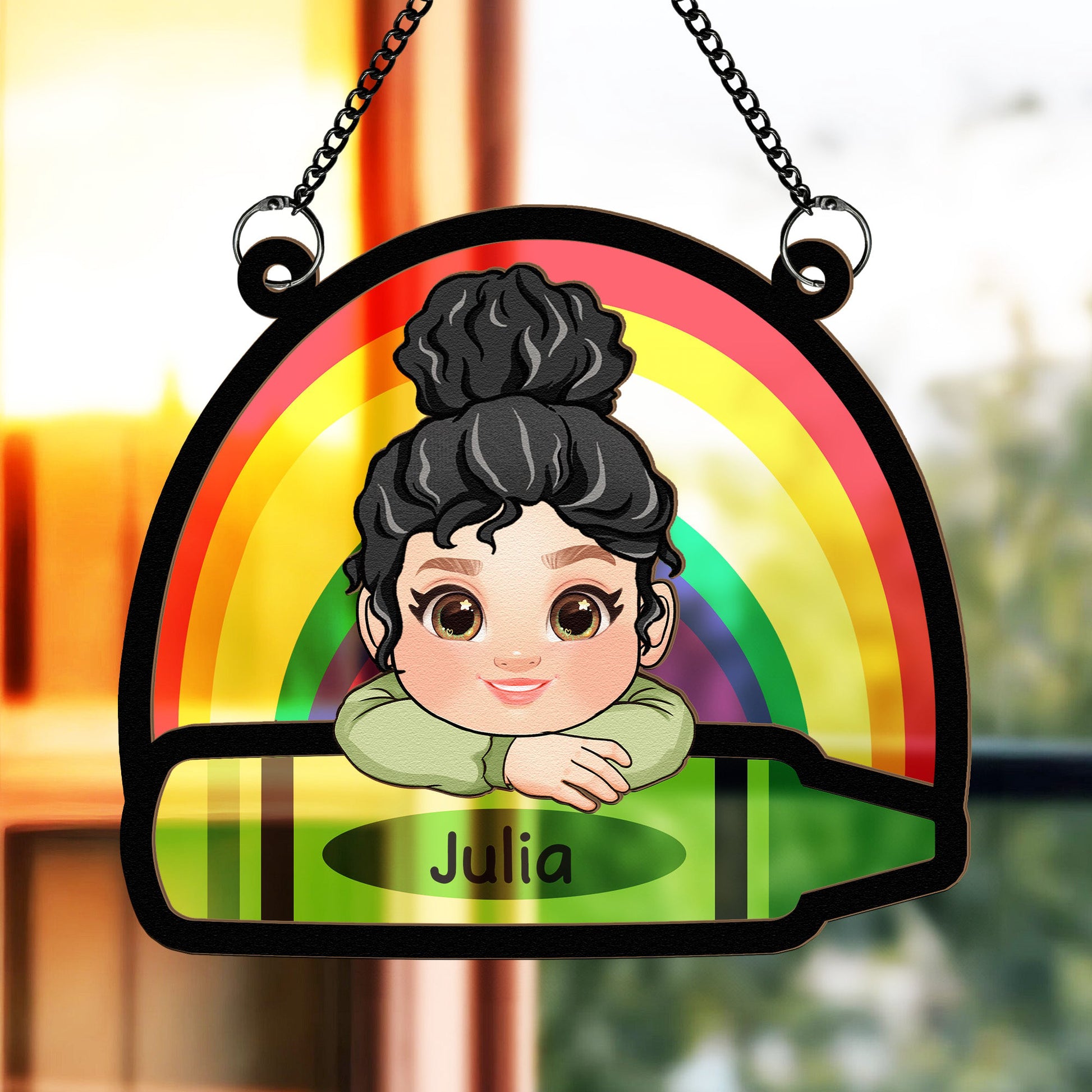 Adorable-Kid-With-Colorful-Crayons-Personalized-Window-Hanging-Suncatcher-Ornament_3