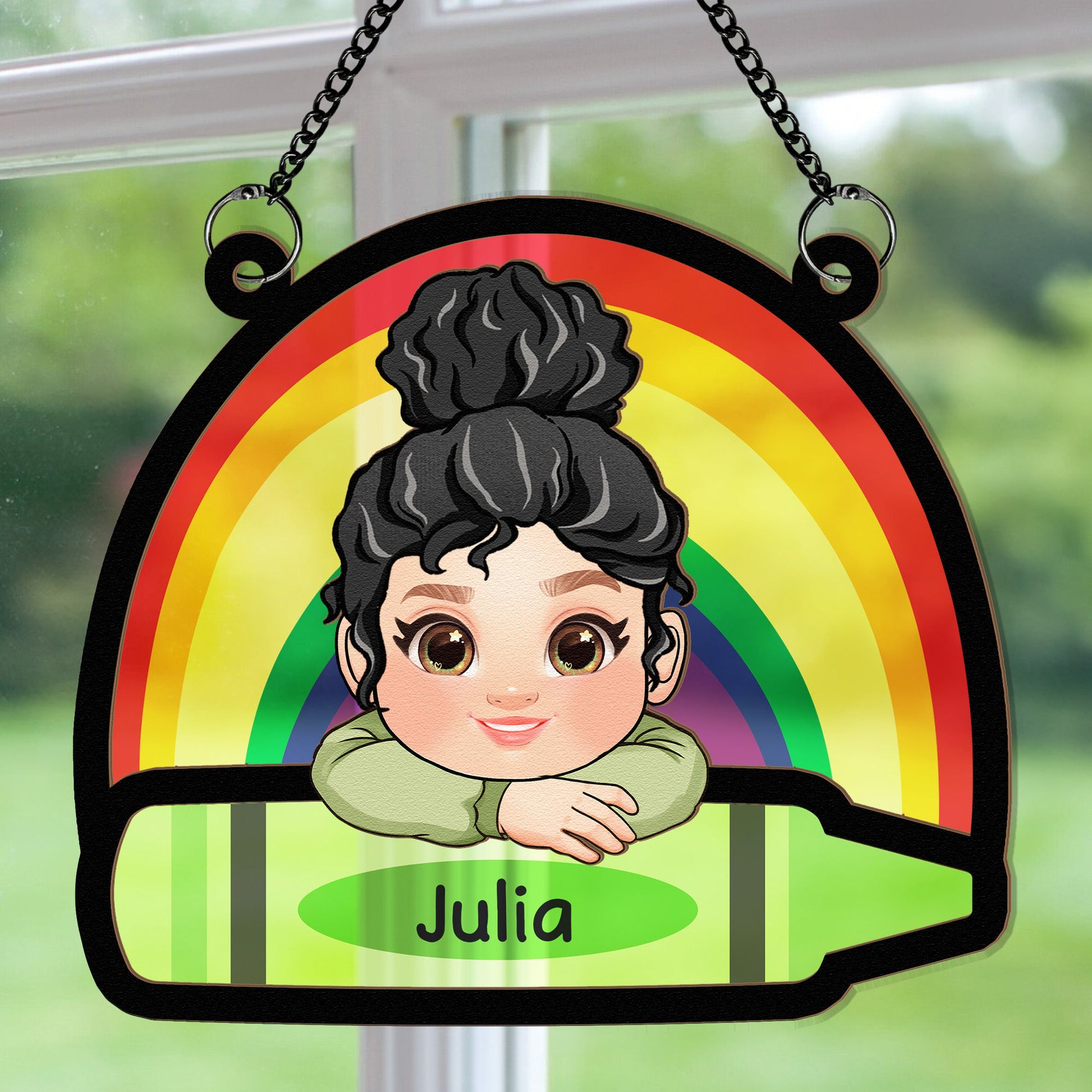 Adorable-Kid-With-Colorful-Crayons-Personalized-Window-Hanging-Suncatcher-Ornament_4