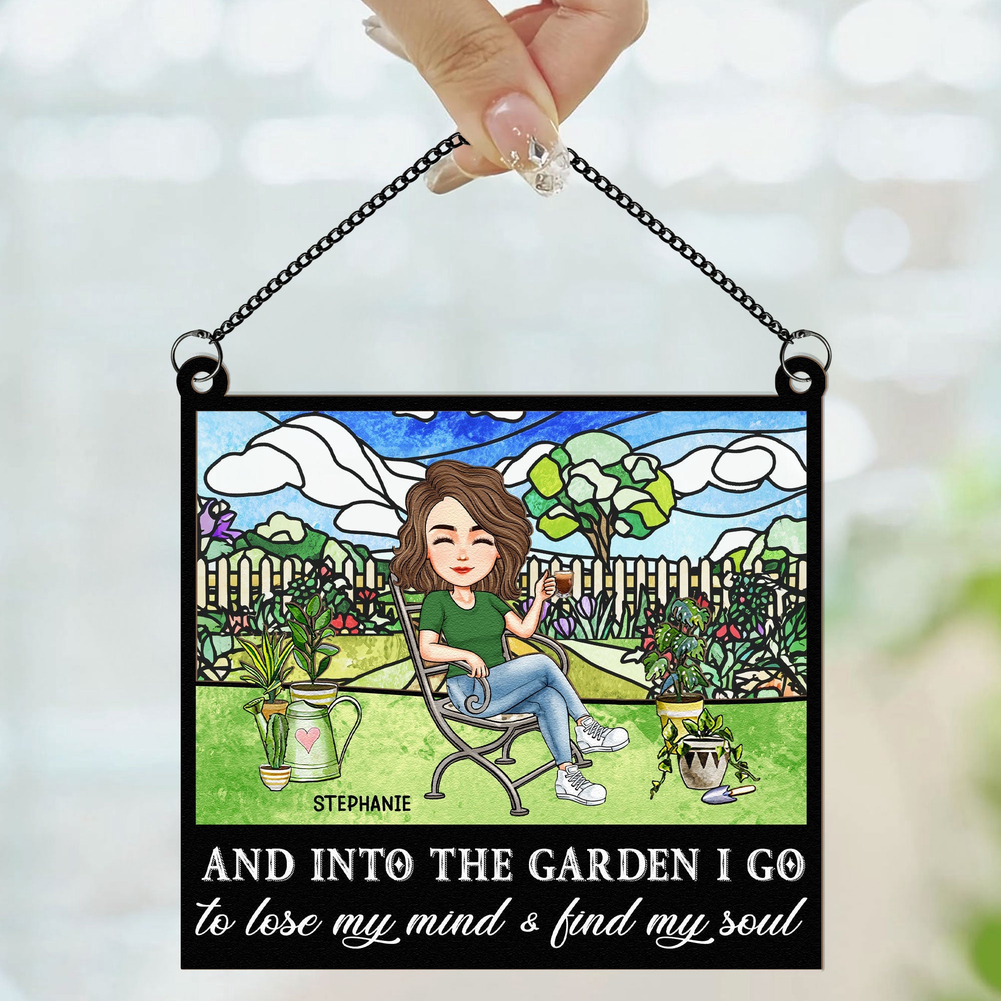 And-Into-The-Garden-I-Go-Gardening-Personalized-Window-Hanging-Suncatcher-Ornament_2