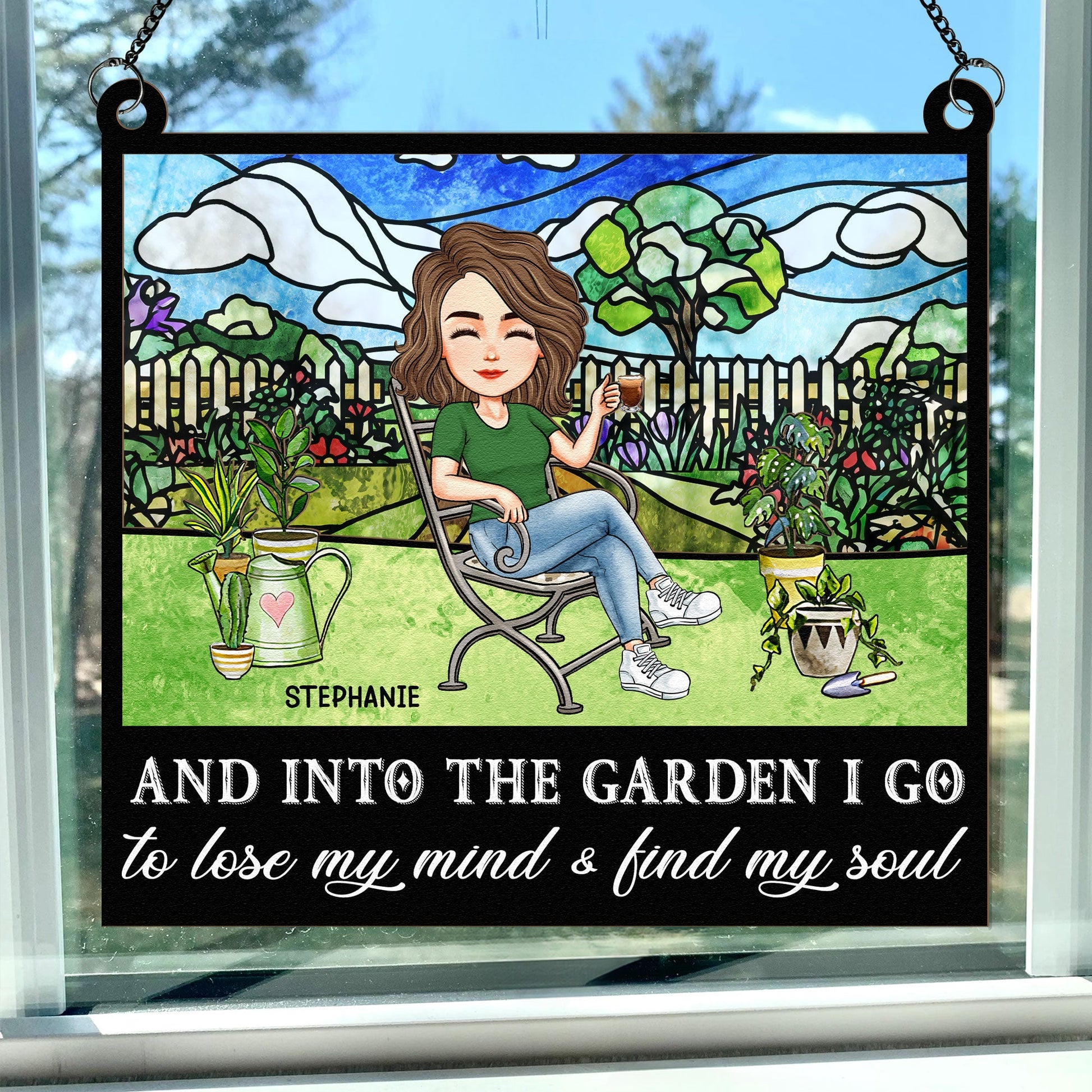 And-Into-The-Garden-I-Go-Gardening-Personalized-Window-Hanging-Suncatcher-Ornament_3