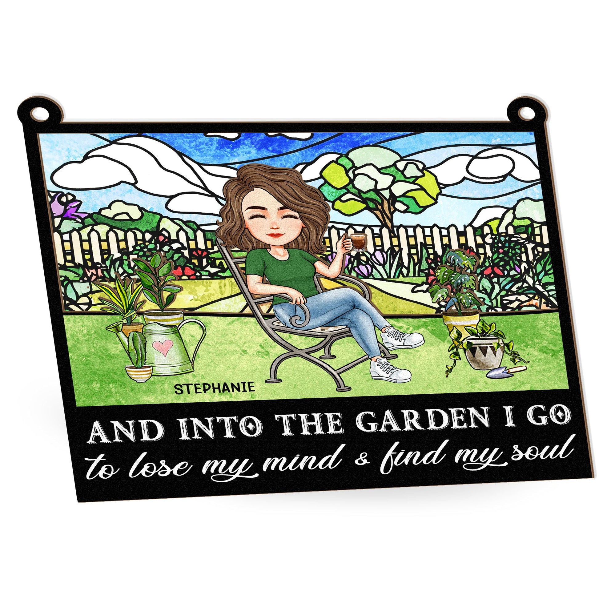 And-Into-The-Garden-I-Go-Gardening-Personalized-Window-Hanging-Suncatcher-Ornament_4