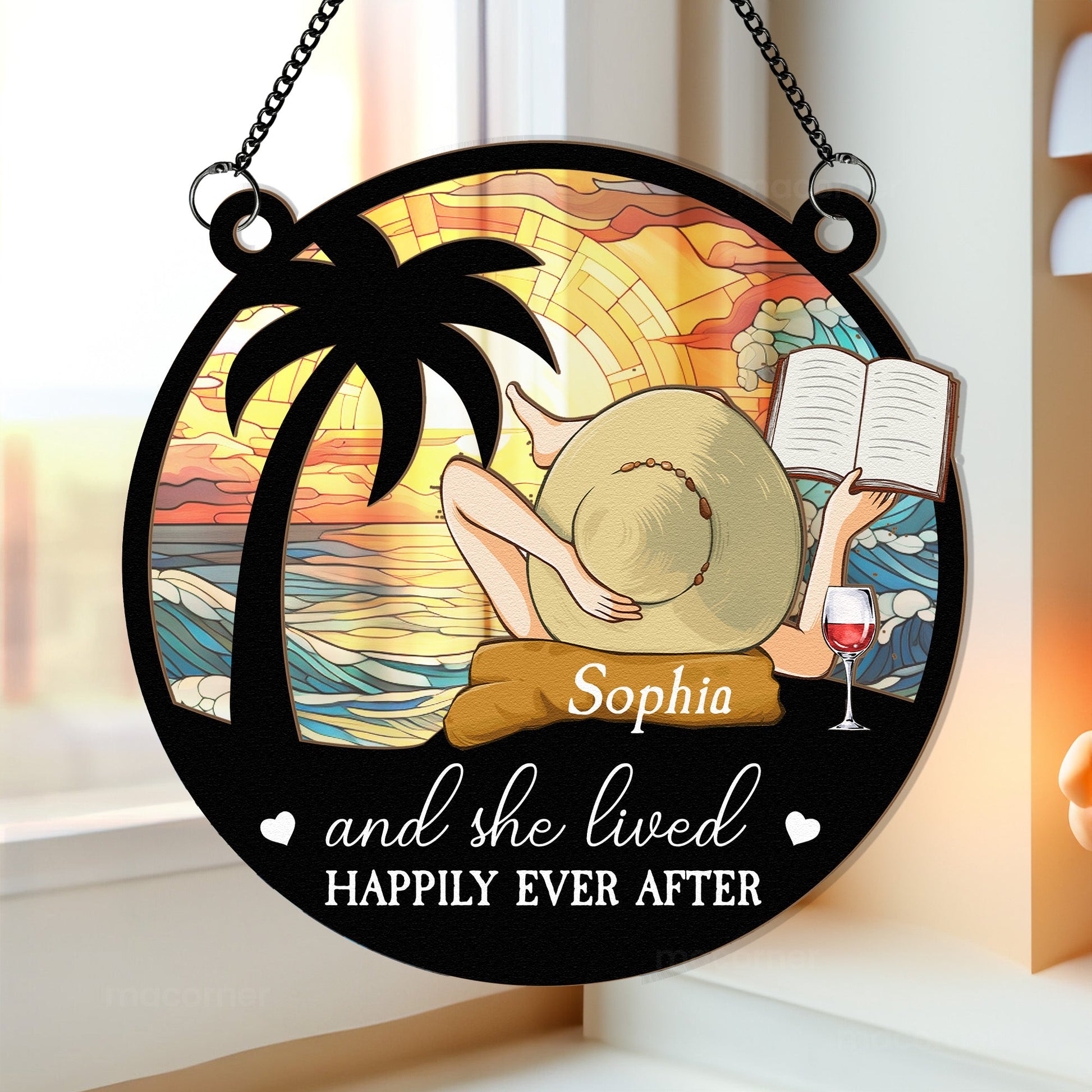 And-She-Lived-Happily-Ever-After-Personalized-Window-Hanging-Suncatcher-Ornament_1