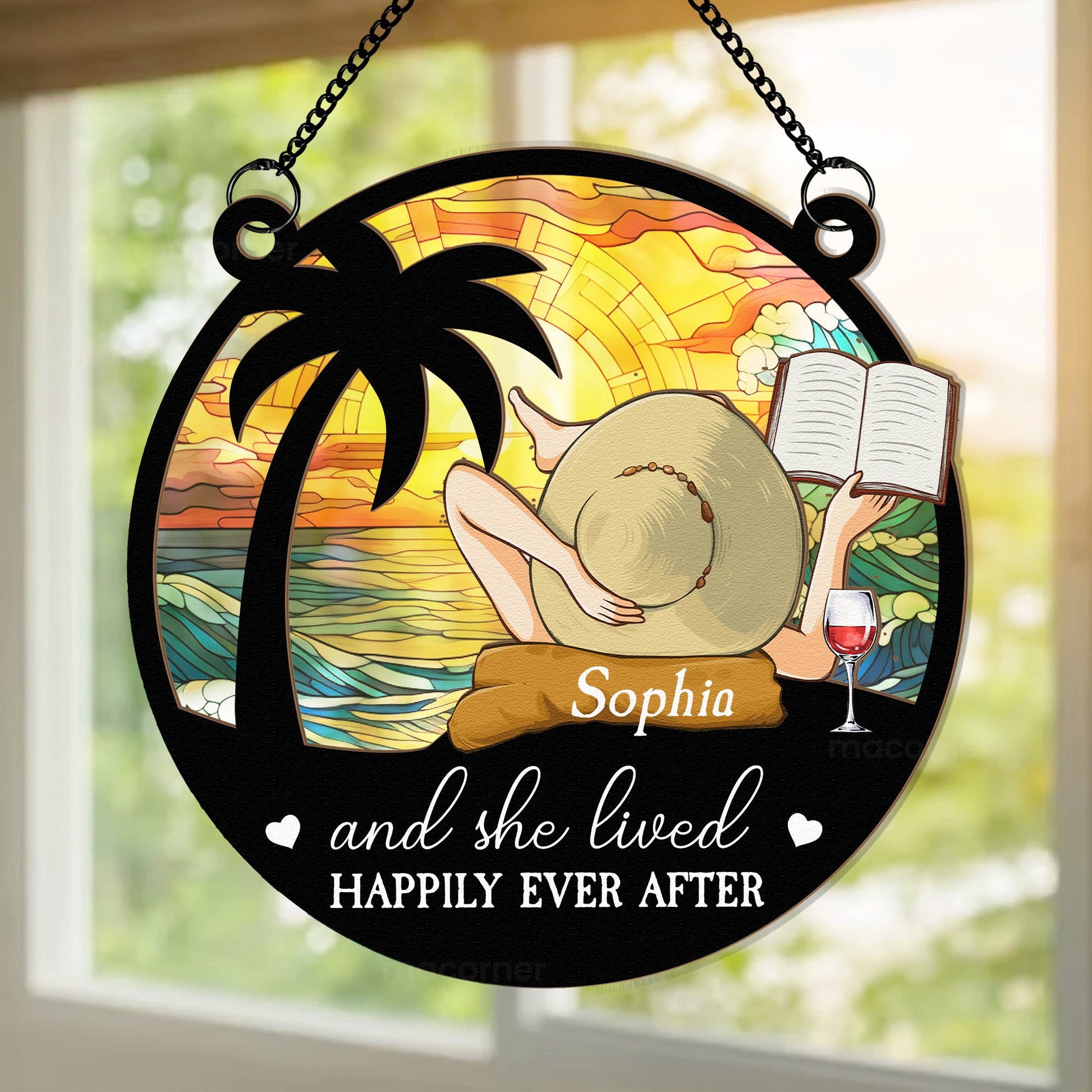 And-She-Lived-Happily-Ever-After-Personalized-Window-Hanging-Suncatcher-Ornament_2