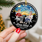 Annoying Each Other Couple Christmas Ornament - Personalized Ceramic Ornament