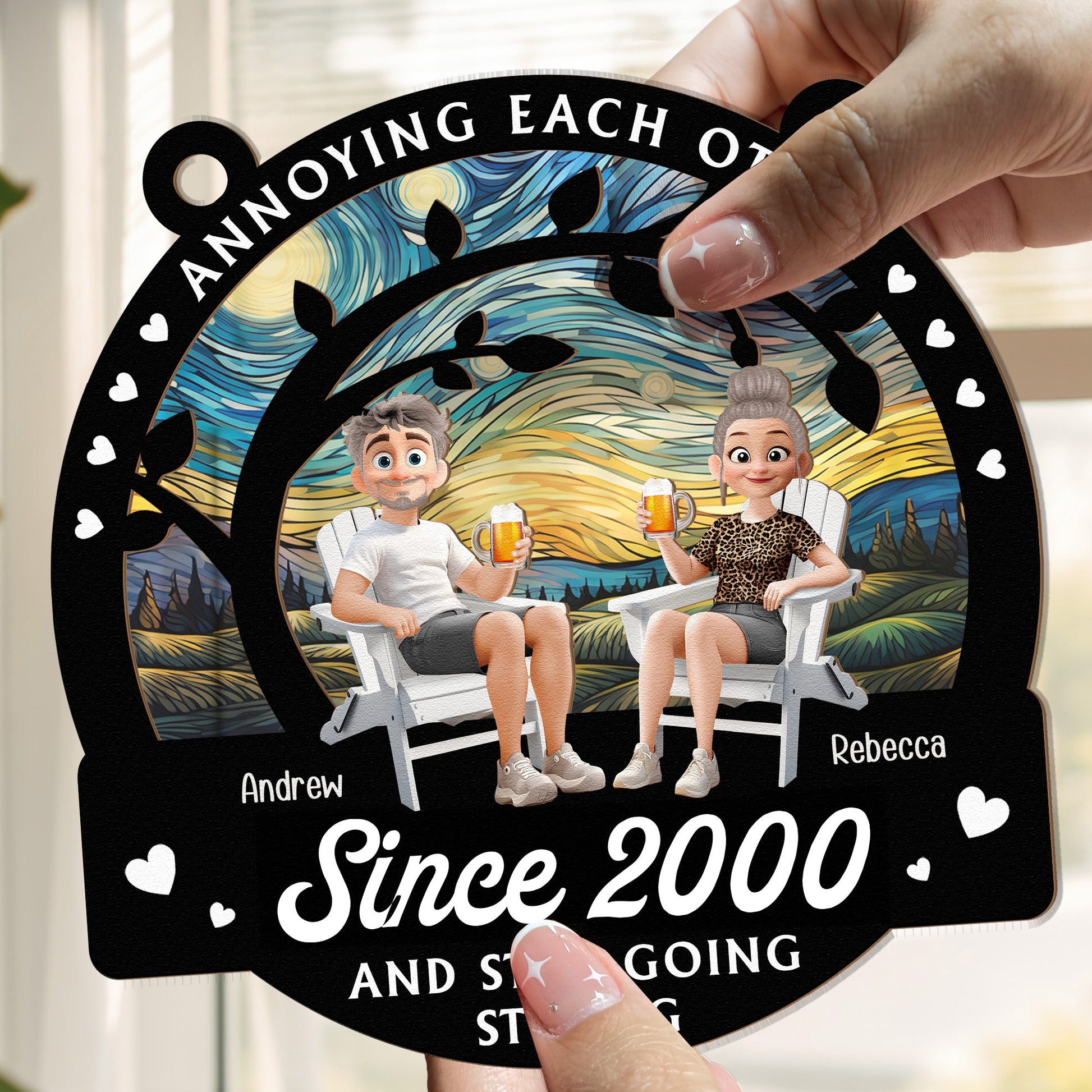 Annoying-Each-Other-Since-Personalized-Window-Hanging-Suncatcher-Ornament_4