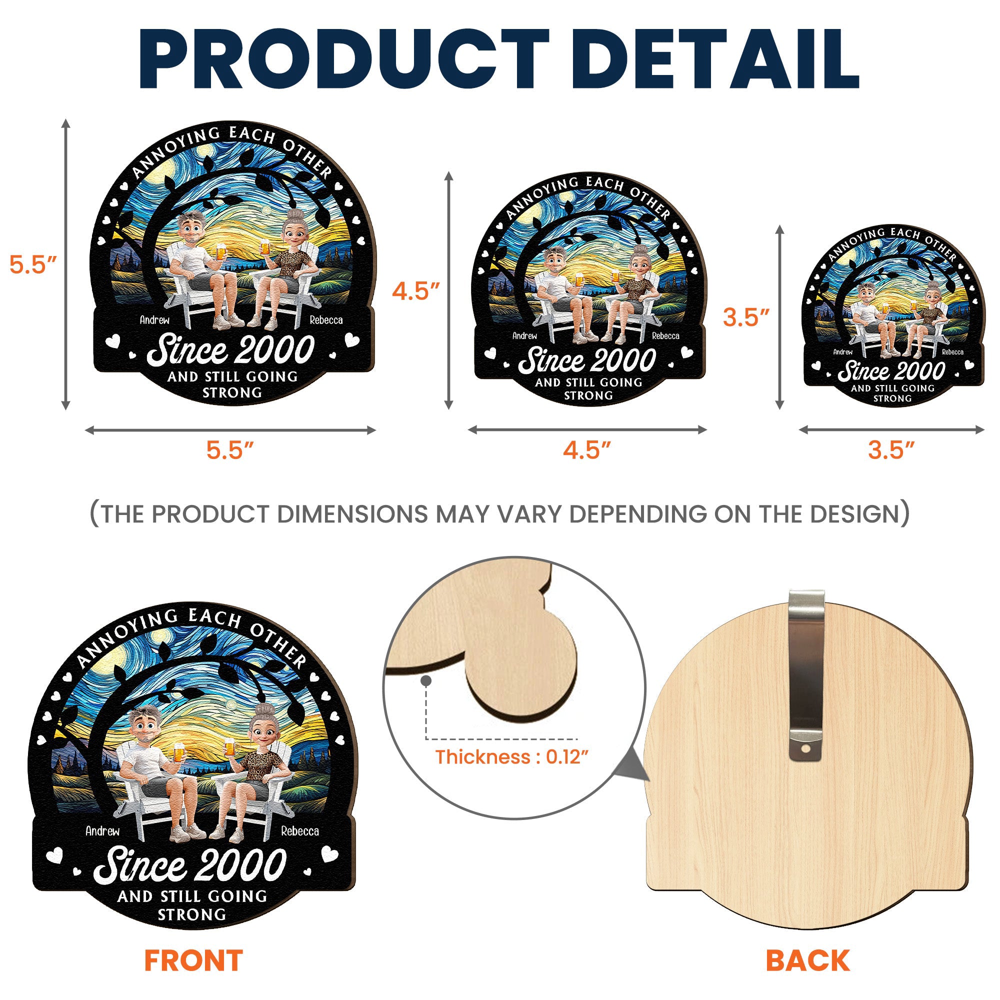 Annoying-Each-Other-Since-_-Still-Going-Strong-Personalized-Wooden-Car-Visor-Clip_4