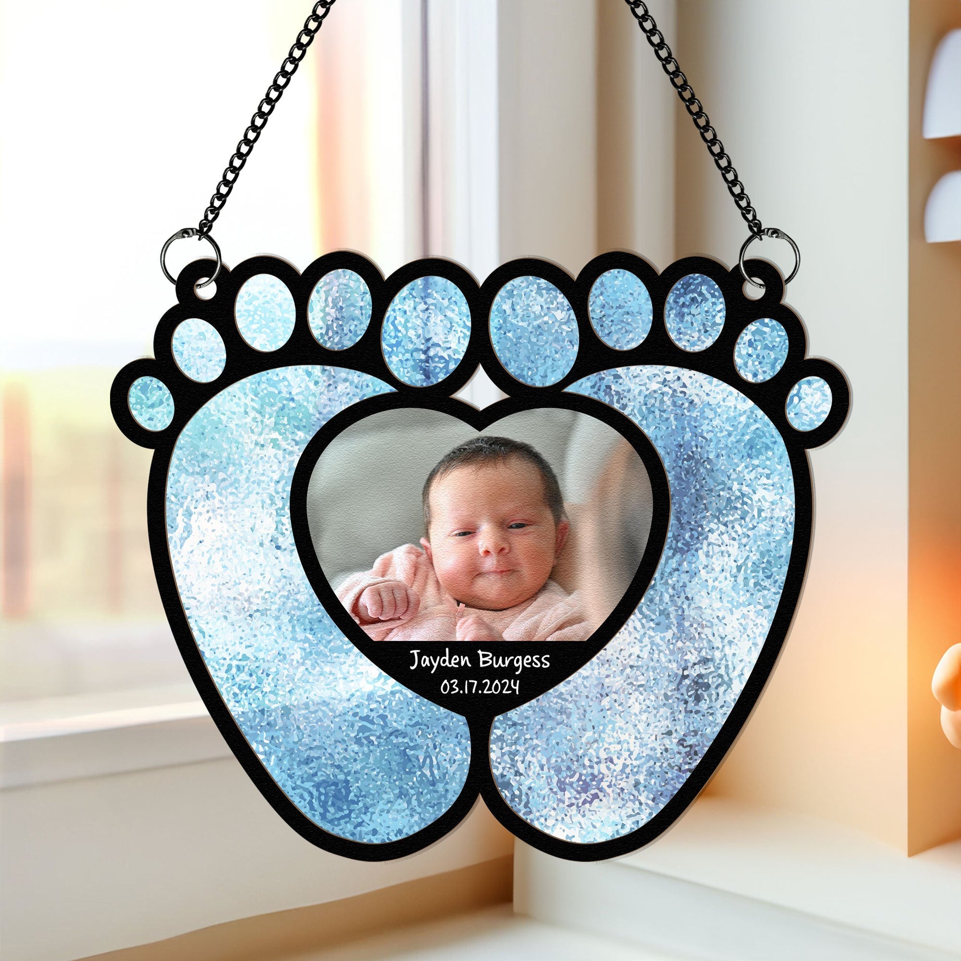 Baby-Feet-With-Love-Heart-Personalized-Window-Hanging-Suncatcher-Photo-Ornament_1