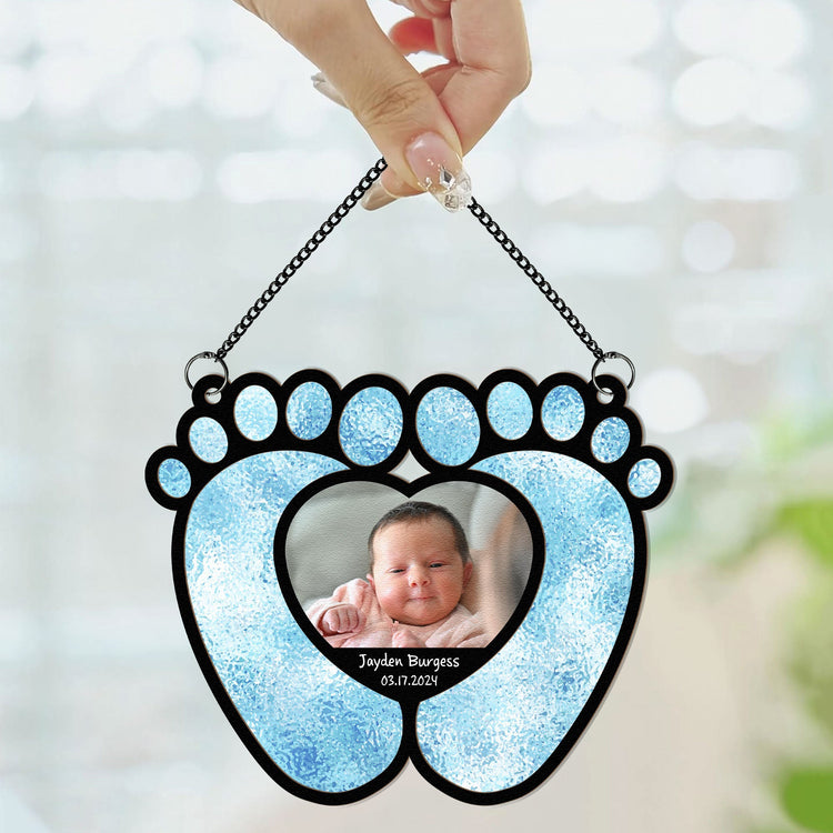 Baby-Feet-With-Love-Heart-Personalized-Window-Hanging-Suncatcher-Photo-Ornament_2