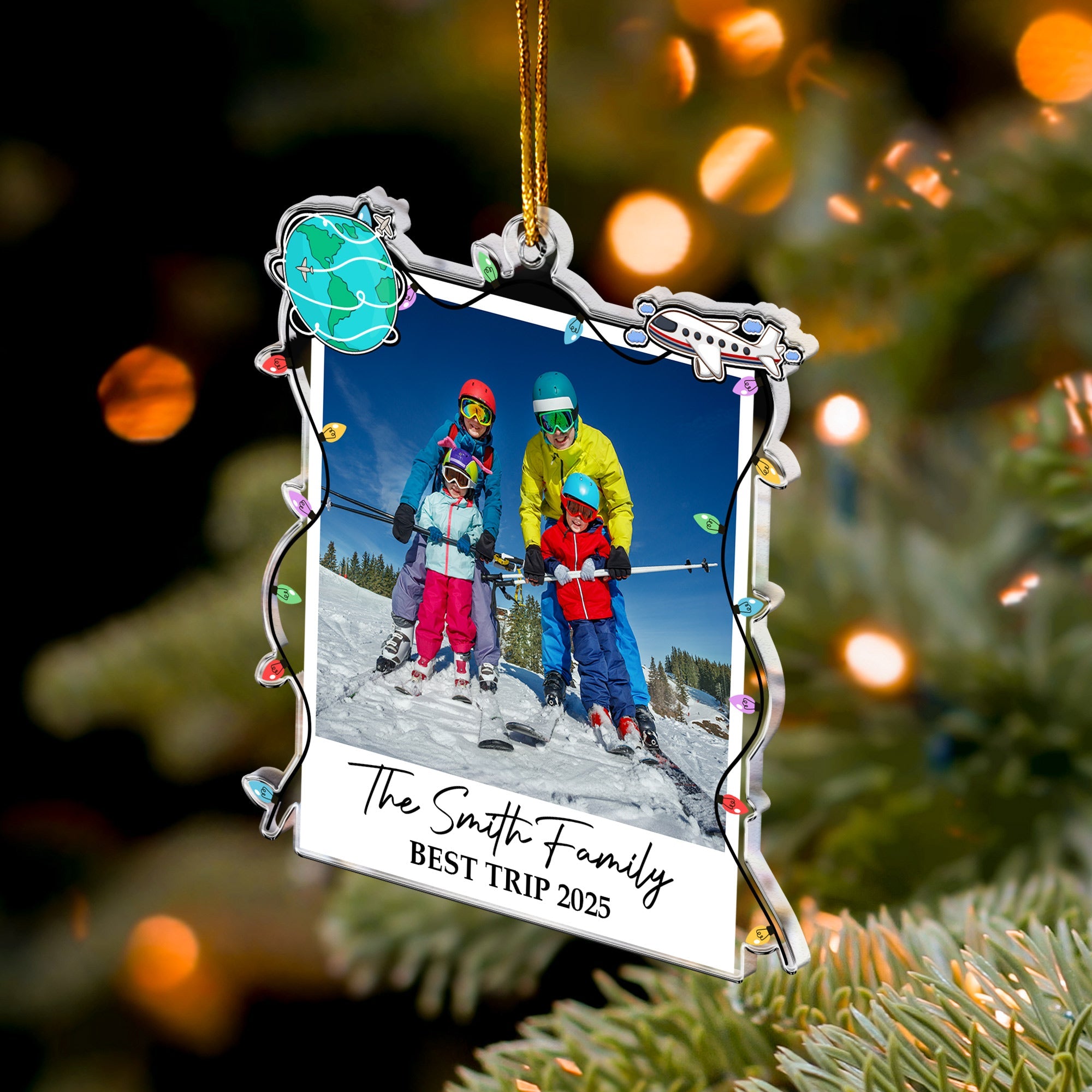 Best Trip Family - Personalized Acrylic Ornament