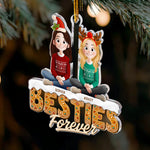 Besties Forever - New Version - Personalized Acrylic Ornament
