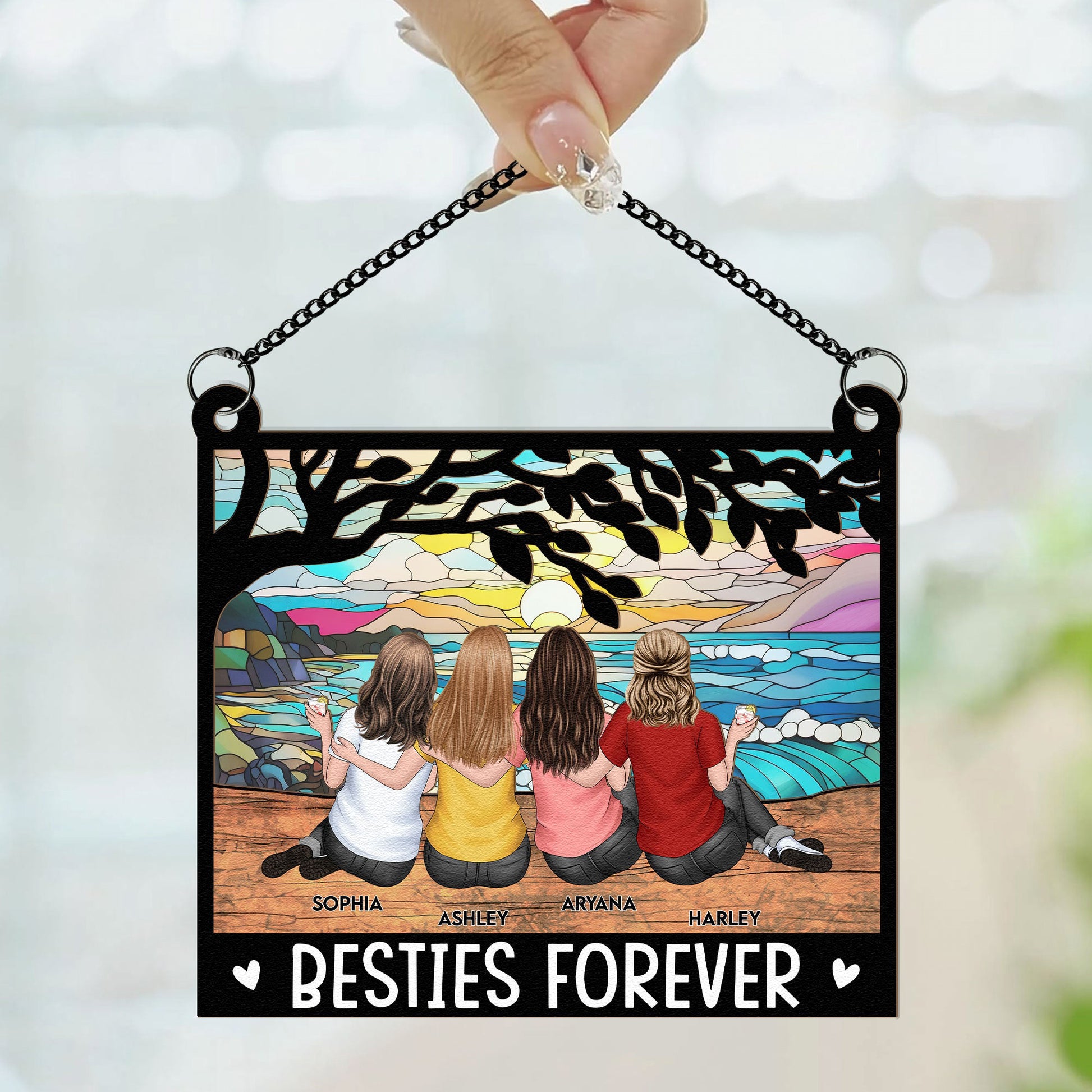 Besties-Forever-Tree-Version-Personalized-Window-Hanging-Suncatcher-Ornament_2