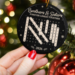Brothers_Sisters_Forever_Linked_Together_Custom_Word_Search_Personalized_Ornament_4