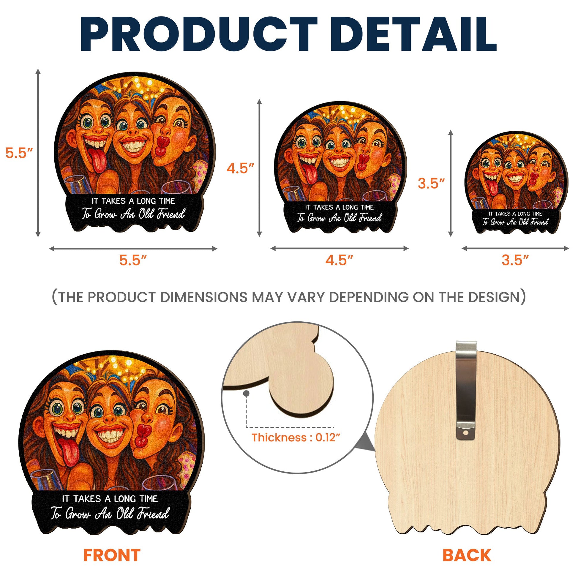 Caricature-Wall-Art-For-Friend_-Bestie-Cartoon-Your-Photo-Personalized-Wooden-Photo-Car-Visor-Clip_4