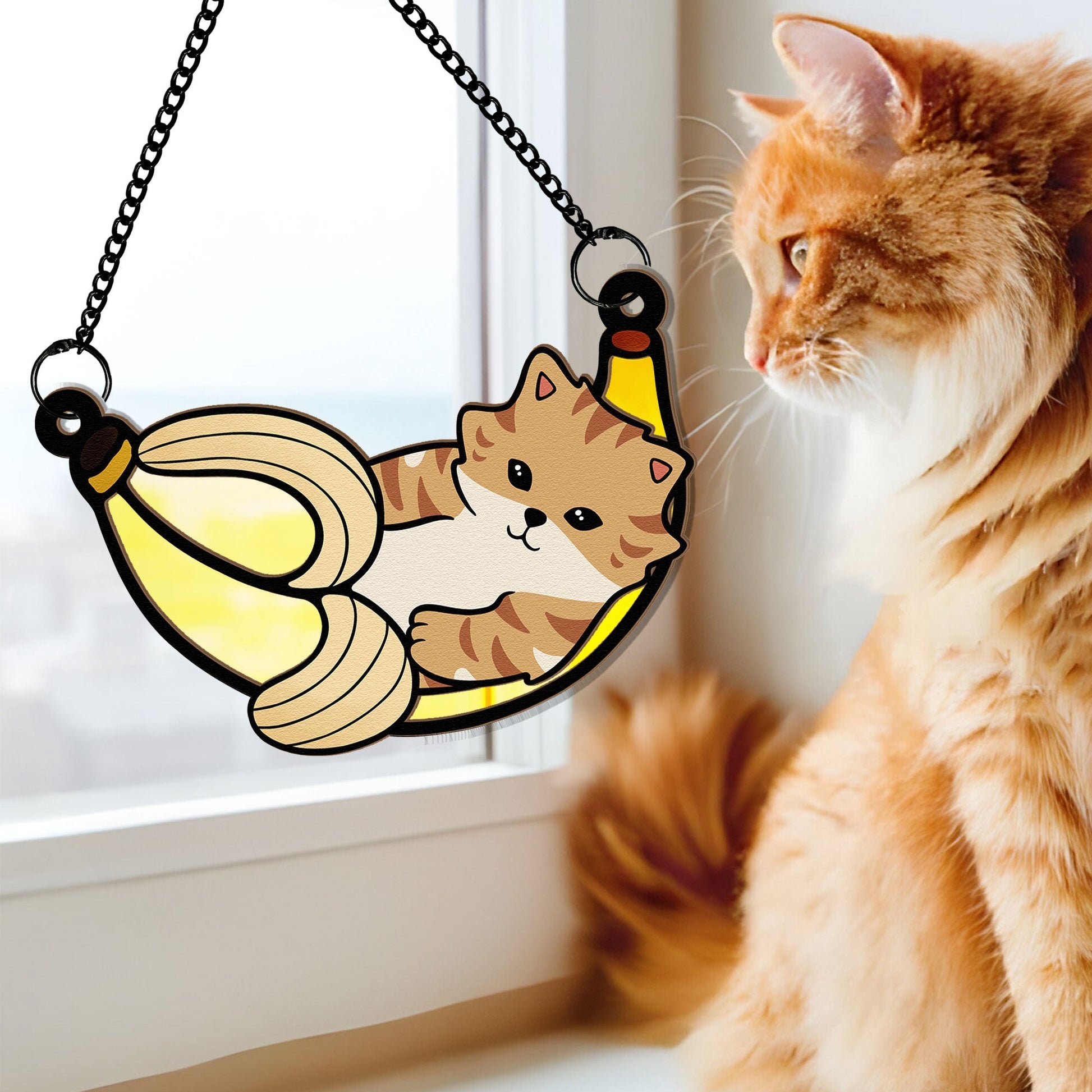 Cat-In-Banana-Personalized-Window-Hanging-Suncatcher-Ornament_1