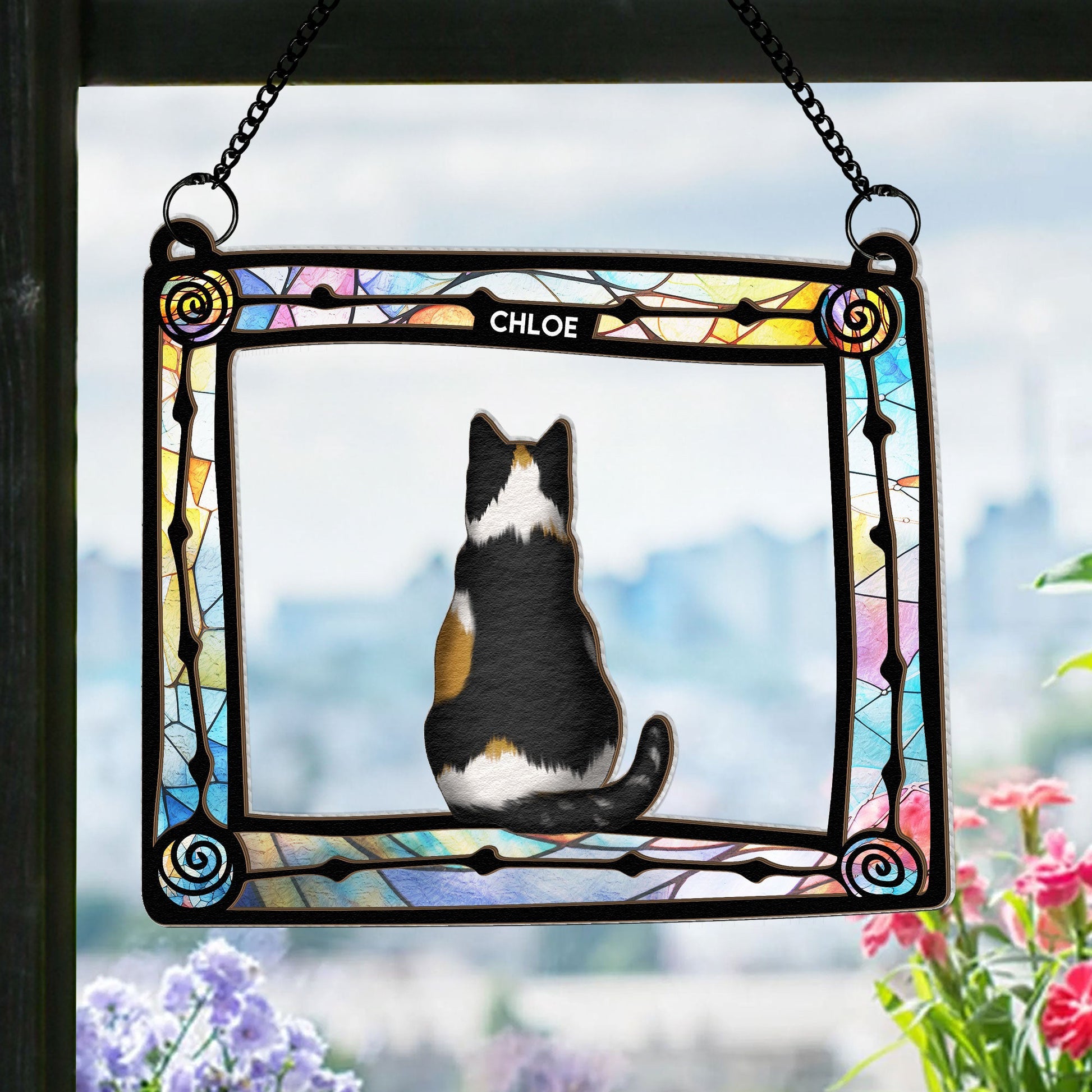 Cat-In-Flower-Personalized-Window-Hanging-Suncatcher-Ornament_2