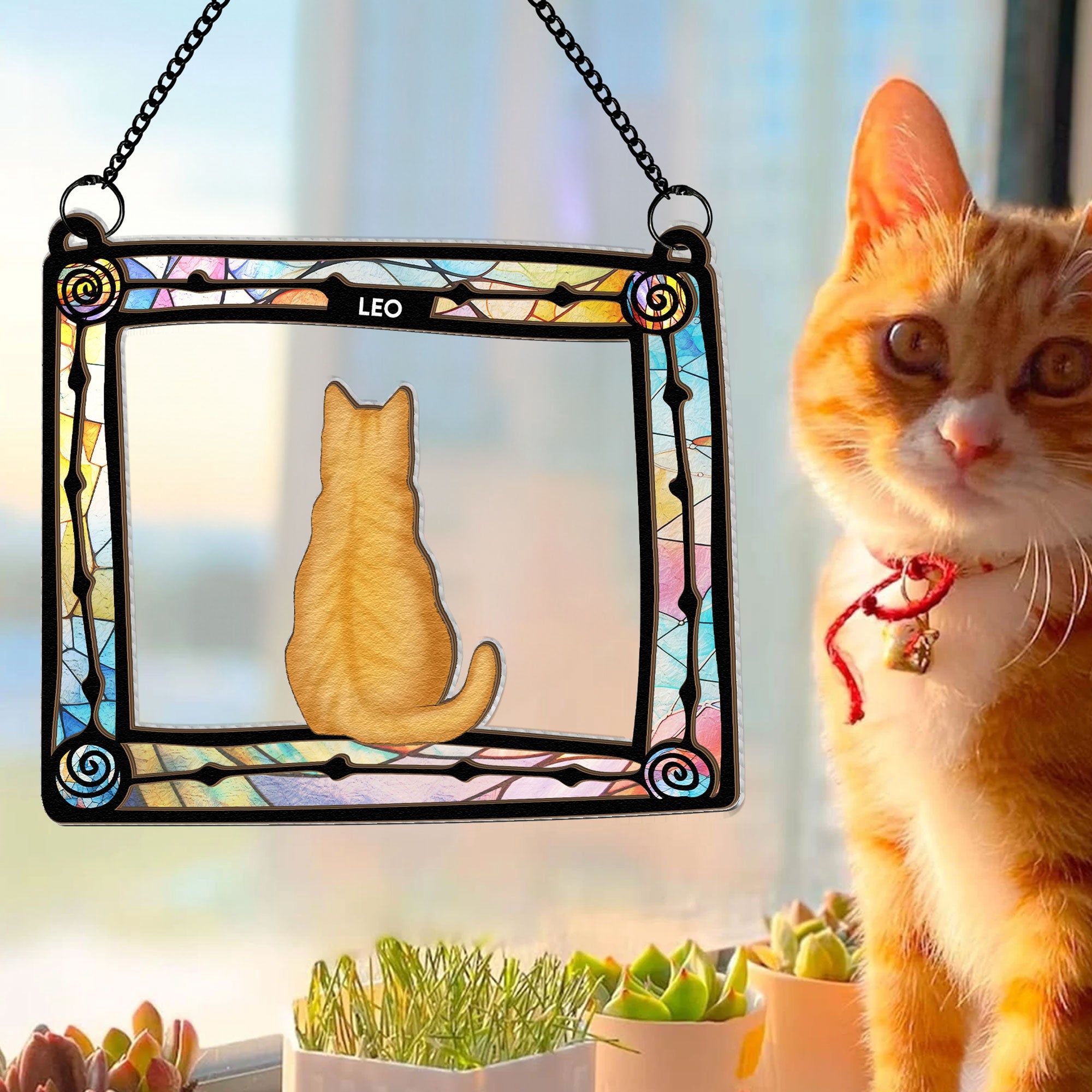 Cat-In-Flower-Personalized-Window-Hanging-Suncatcher-Ornament_4