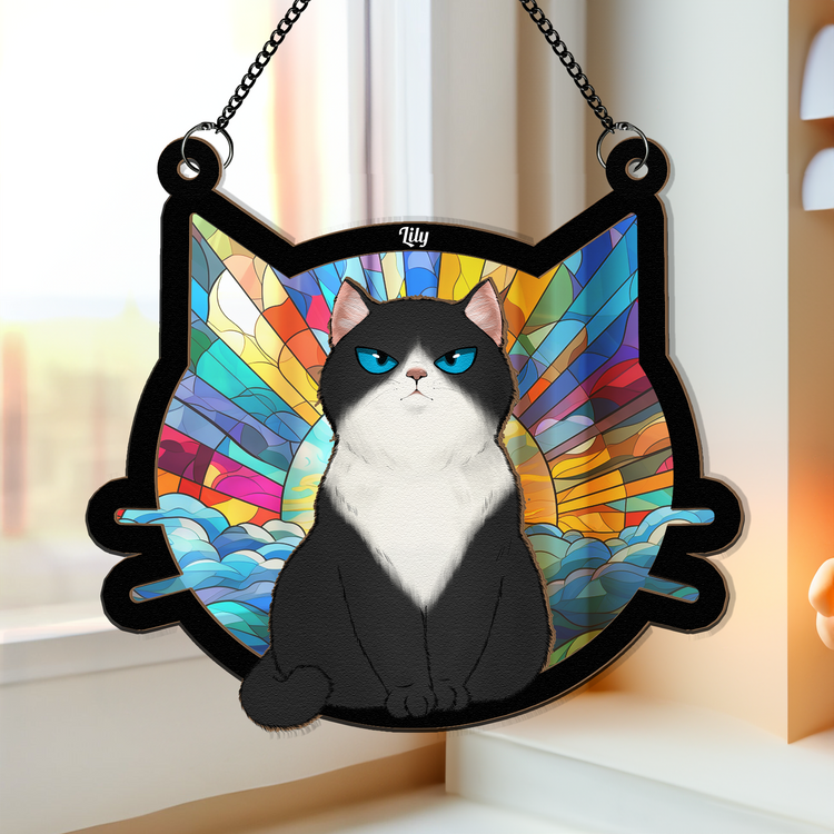 Cat-Lovers-Cute-Kitty-Personalized-Window-Hanging-Suncatcher-Ornament_1
