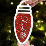 Christmas Light Bulb - Personalized Acrylic Ornament