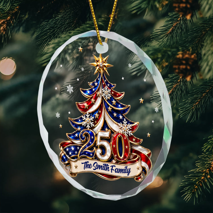 Christmas_Tree_250_Years_Of_Freedom_Usa_Personalized_Ornament_4