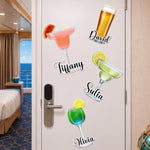 Cocktail_Tropical_Drink_Cruise_Door_Signs_Stateroom_Decor_Cruising_Family_Vacation_Girls_Trip_Personalized_Magnet_1