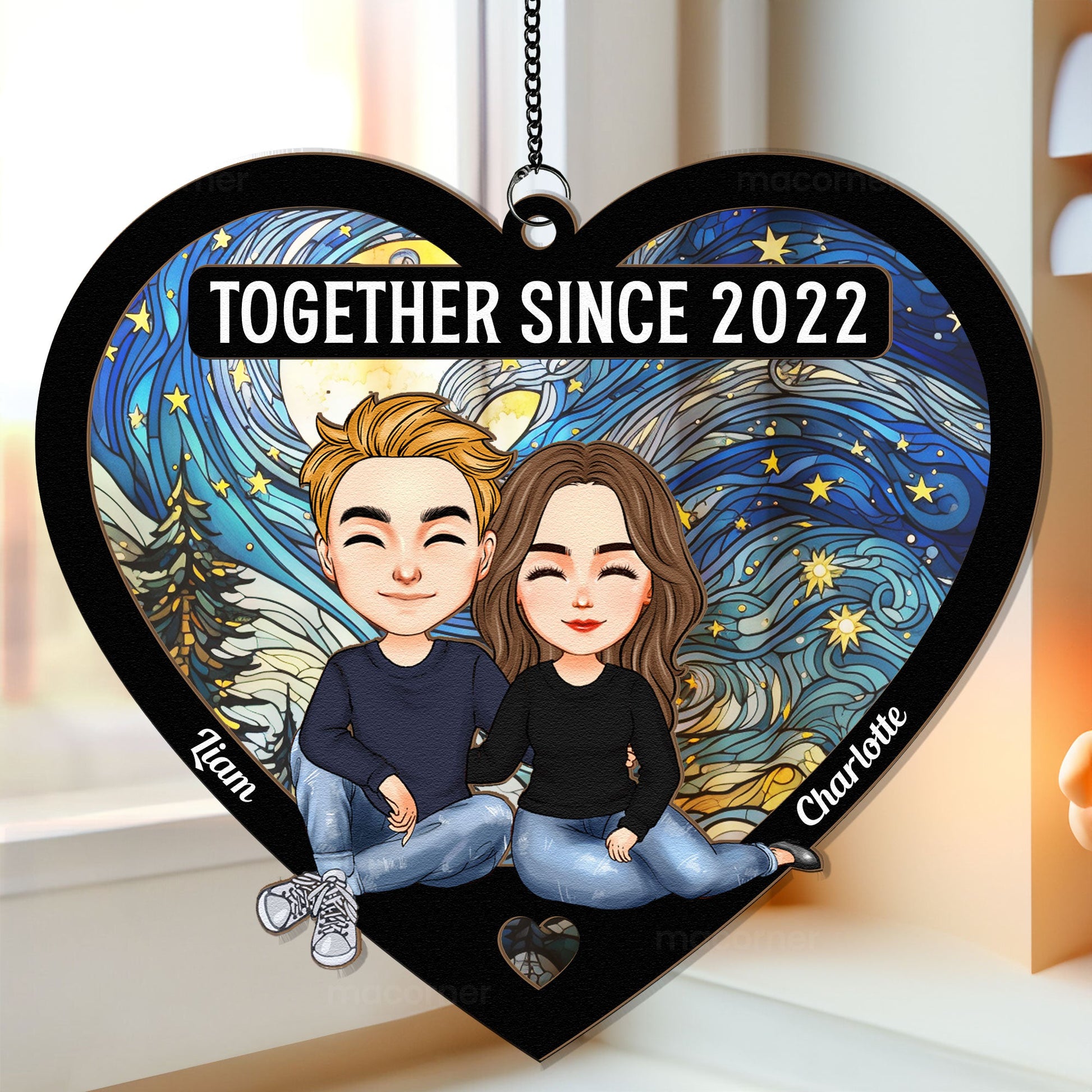 Couple-Heart-Together-Since-Personalized-Window-Hanging-Suncatcher-Ornament_1