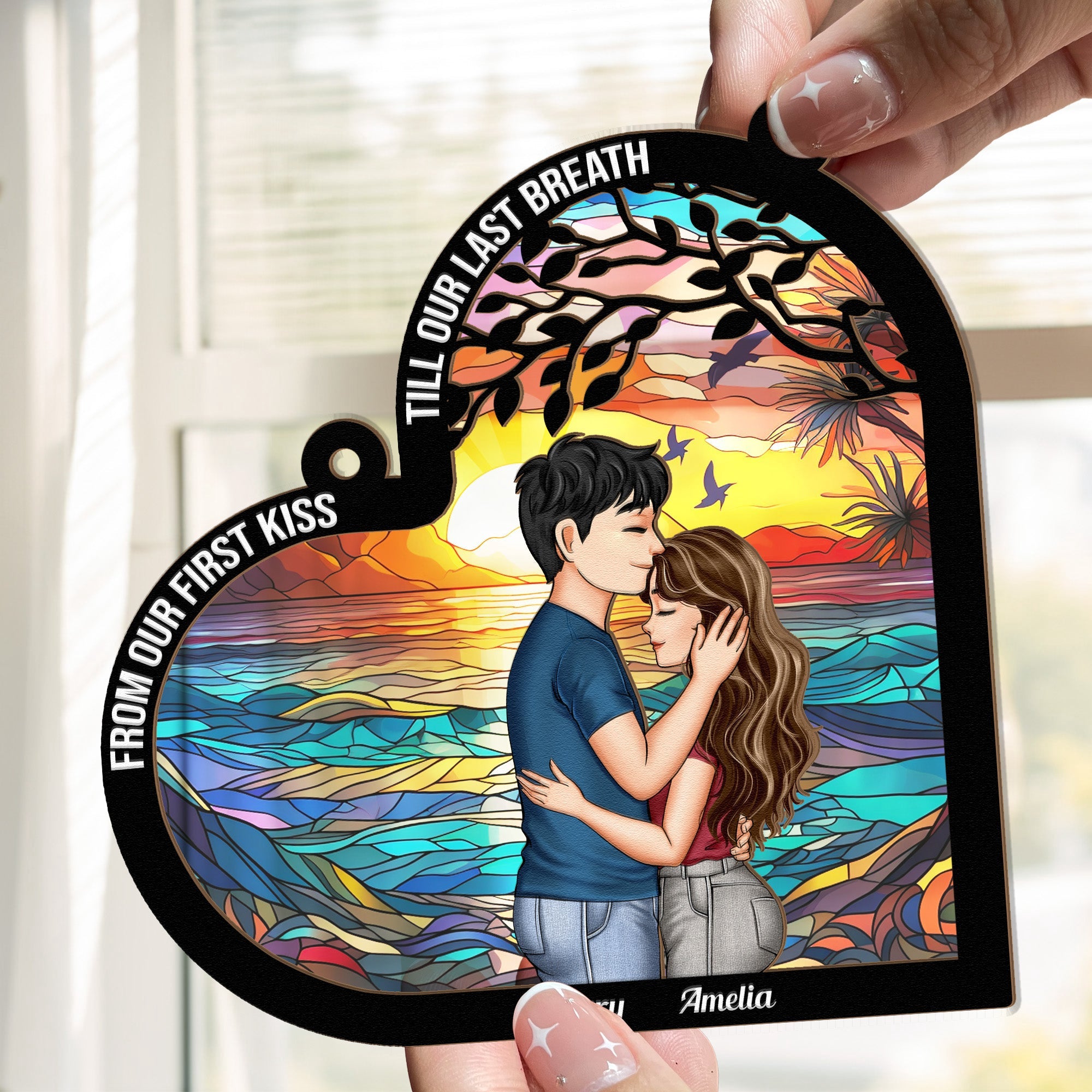 Couples-From-Our-First-Kiss-Till-Our-Last-Breath-Personalized-Window-Hanging-Suncatcher-Ornament_2