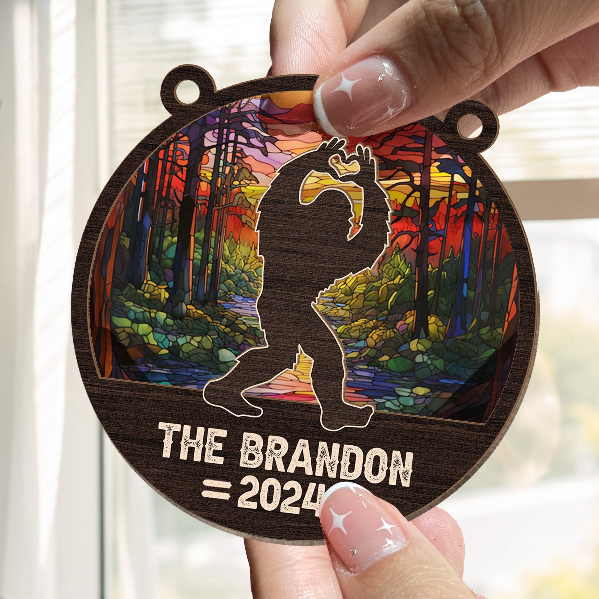 Custom-Bigfoot-Personalized-Window-Hanging-Suncatcher-Ornament2