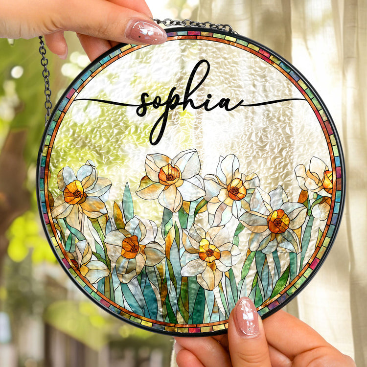 Custom-Birth-Flower-_-Name-Personalized-Stained-Glass-Window-Hanging-Suncatcher_2