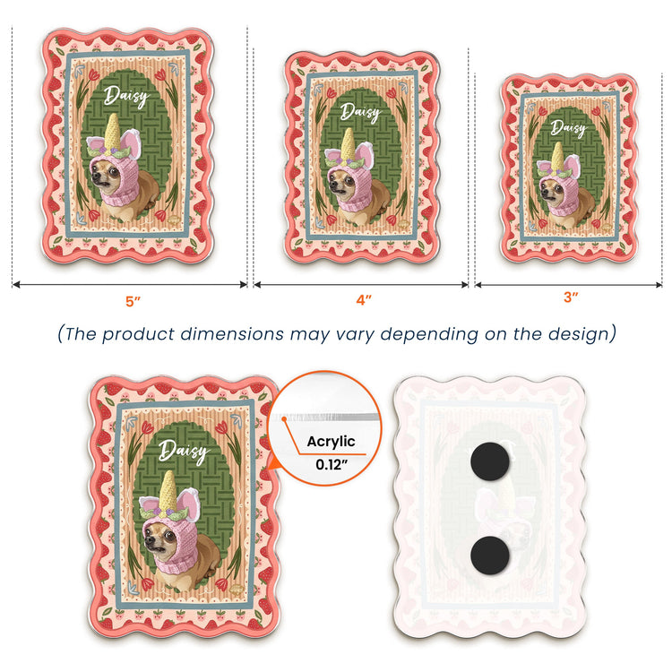 Custom-Dog-Cat-Portrait-Turn-Pet-Photo-Into-Art-Vintage-Frame-Personalized-Magnet_5