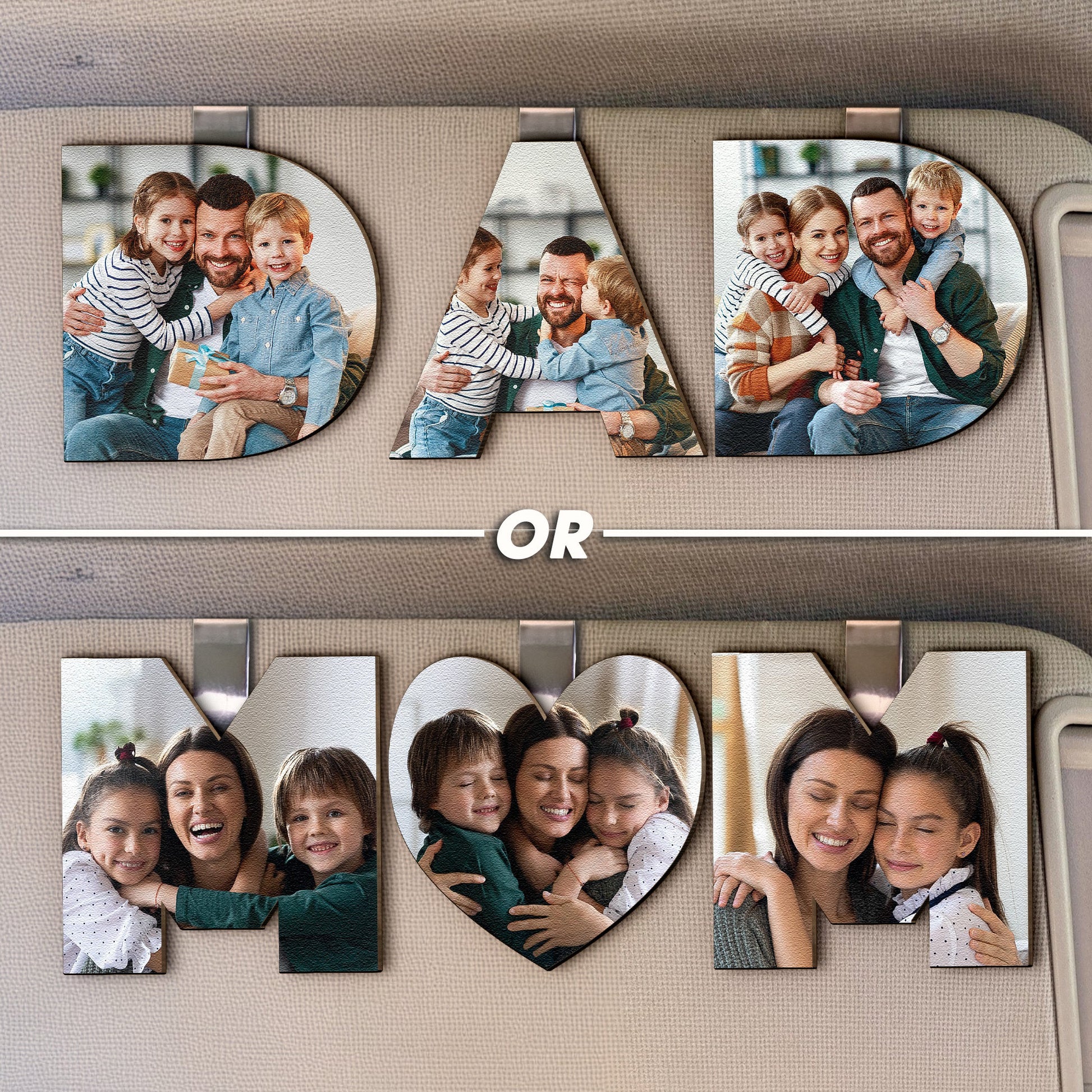 Custom-Photo-Dad_-Mom-Drive-Safe-3-Pieces-Personalized-Wooden-Photo-Car-Visor-Clip-Set_1