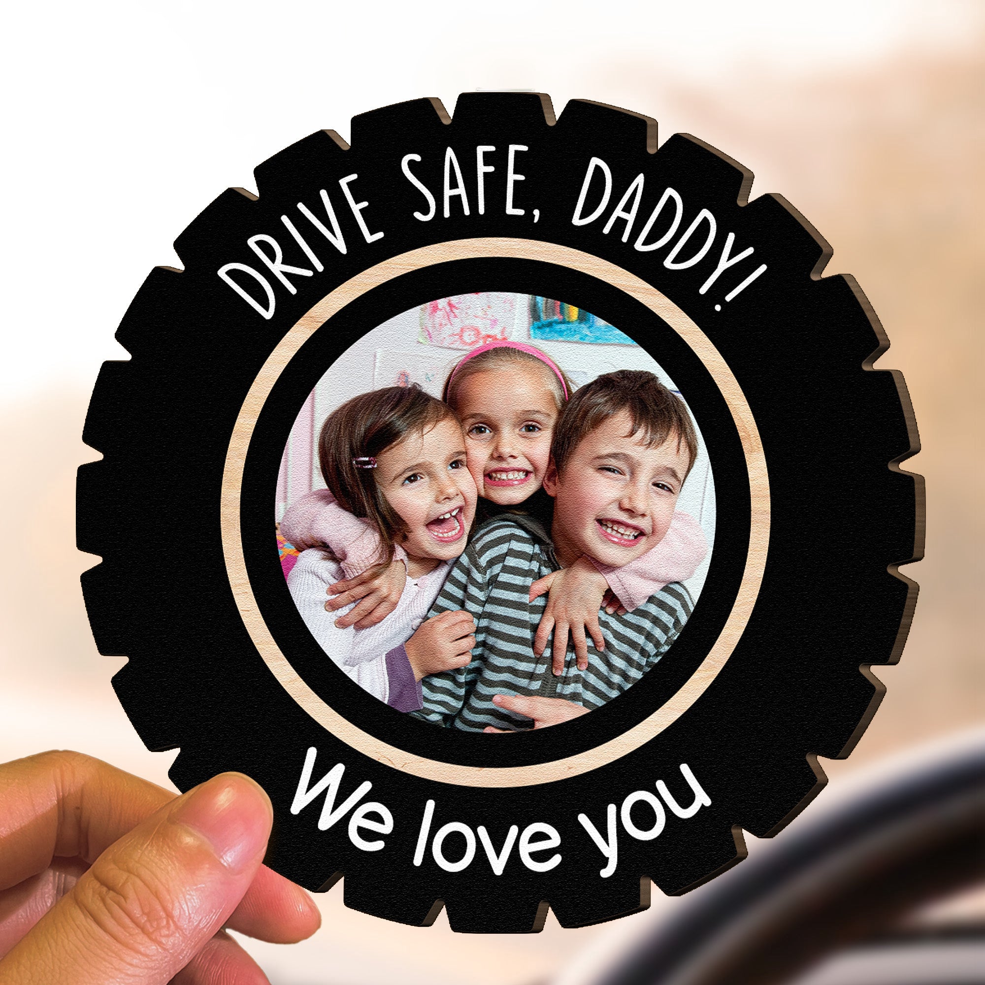 Custom-Photo-Drive-Safe-Daddy-Personalized-Wooden-Photo-Car-Visor-Clip_3