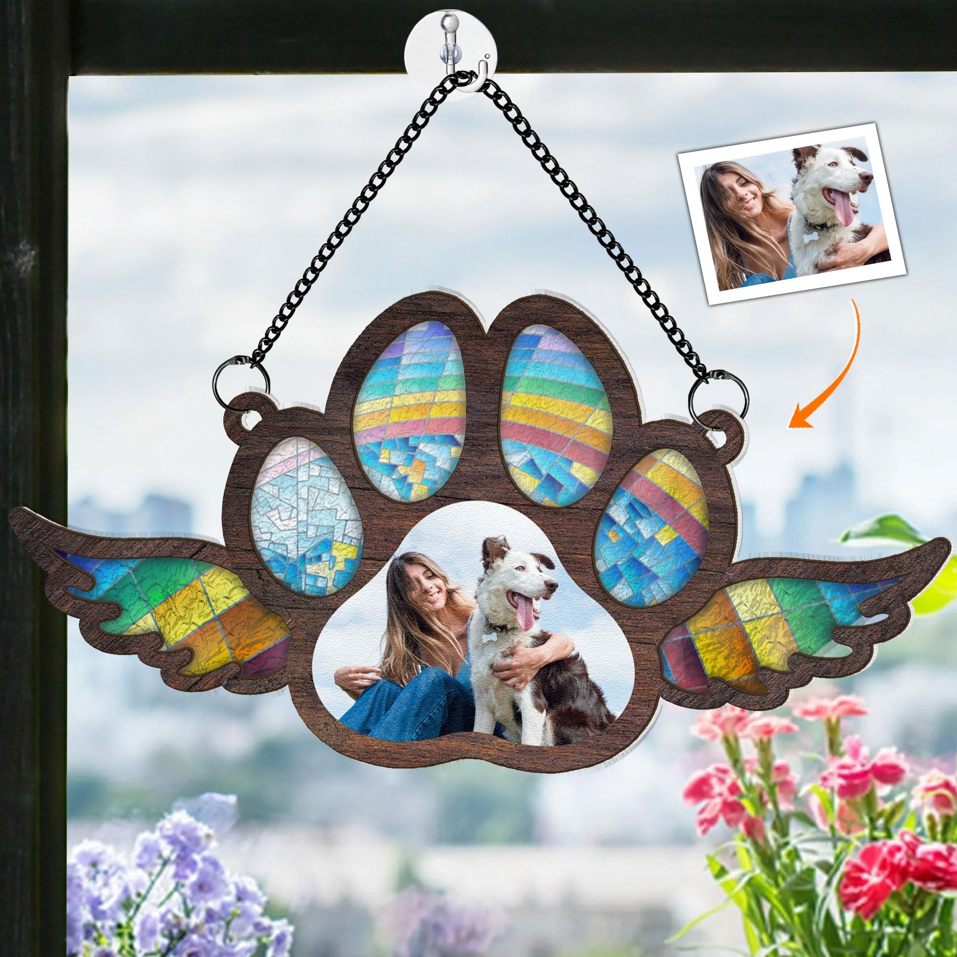 Custom-Photo-Paw-With-Wings-Personalized-Window-Hanging-Suncatcher-Photo-Ornament_3