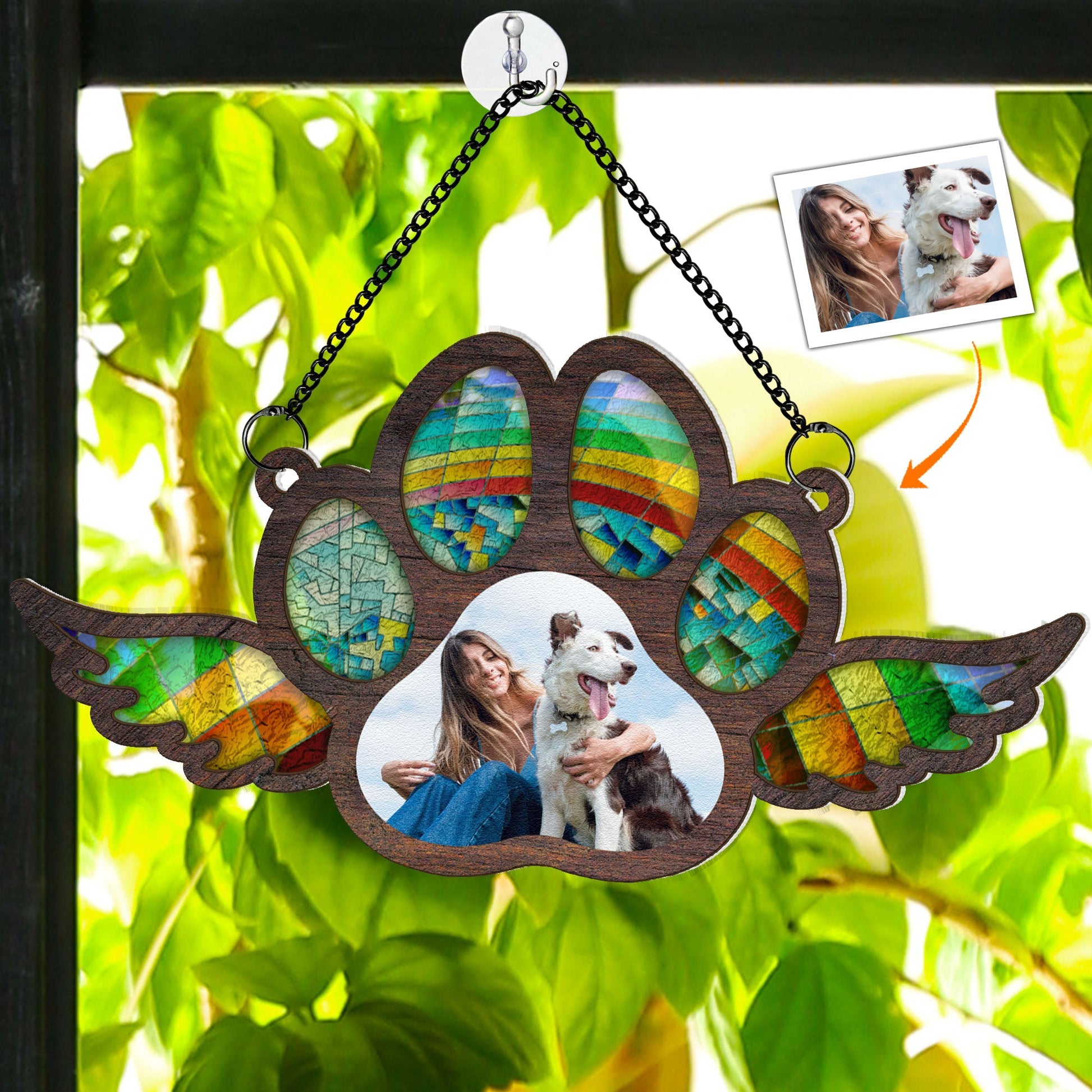 Custom-Photo-Paw-With-Wings-Personalized-Window-Hanging-Suncatcher-Photo-Ornament_4