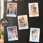 Custom_Couple_Gifts_Photo_Into_Art_Cartoon_Style_Personalized_Magnet_1