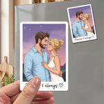 Custom_Couple_Gifts_Photo_Into_Art_Cartoon_Style_Personalized_Magnet_7