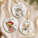 Custom_Cute_Pet_Portrait_Watercolor_Art_Gift_For_Pet_Lovers_Pet_Loss_Gifts_Personalized_Ornament_3