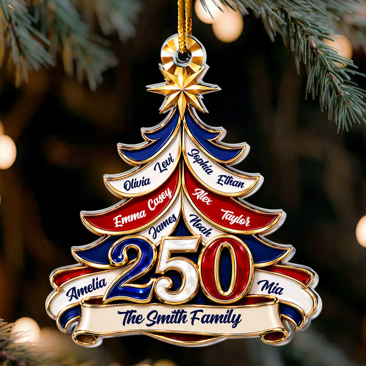 Custom_Name_250_Years_Of_Freedom_Usa_Personalized_Ornament_1
