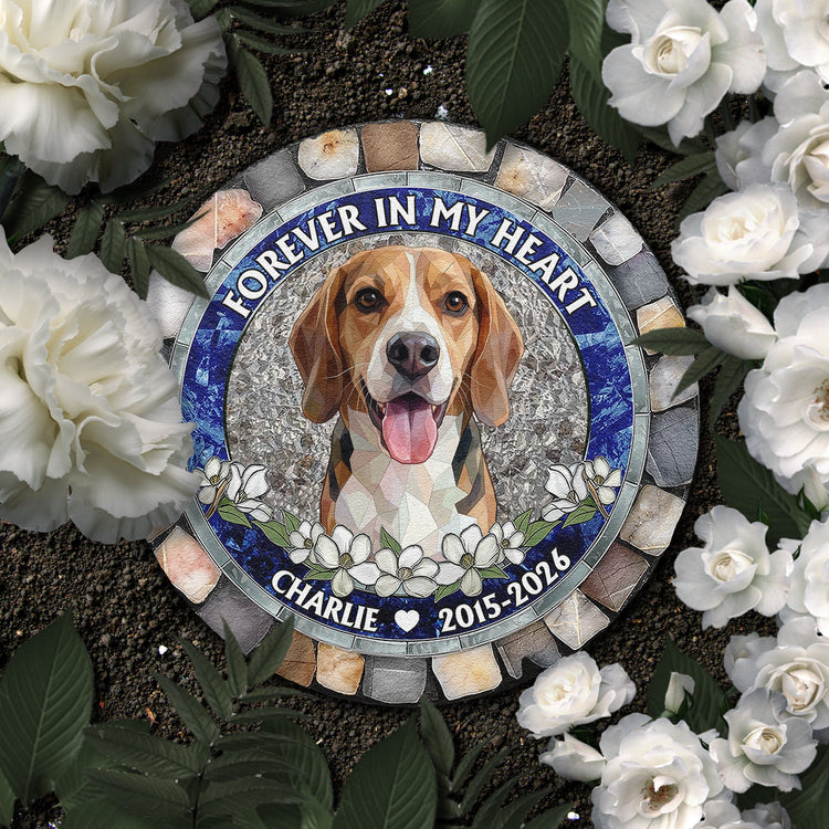 Custom_Pet_Portrait_Memorial_Gift_Forever_In_My_Heart_Stained_Glass_Style_Personalized_Garden_Stone_2