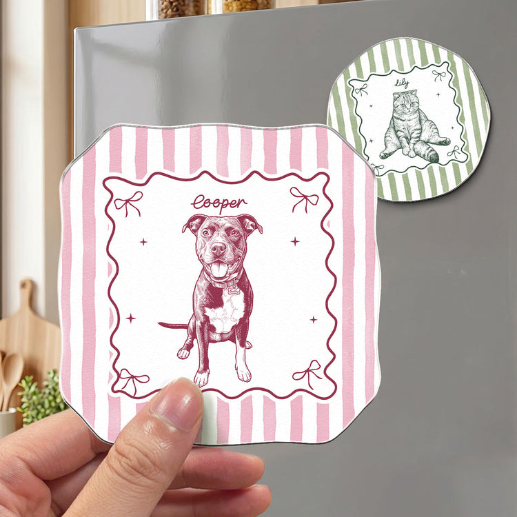 Custom_Pet_Sketch_Line_Art_Gift_For_Pet_Lovers_Dog_Mom_Cat_Mom_Personalized_Magnet_4