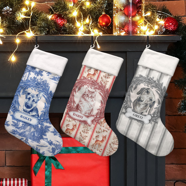 Custom_Photo_Christmas_Pet_Portrait_Watercolor_Personalized_Stocking_1