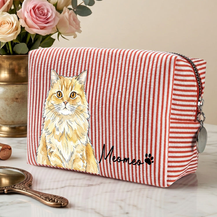 Custom_Striped_Pattern_Watercolor_Pet_Portrait_Personalized_Makeup_Bag_2