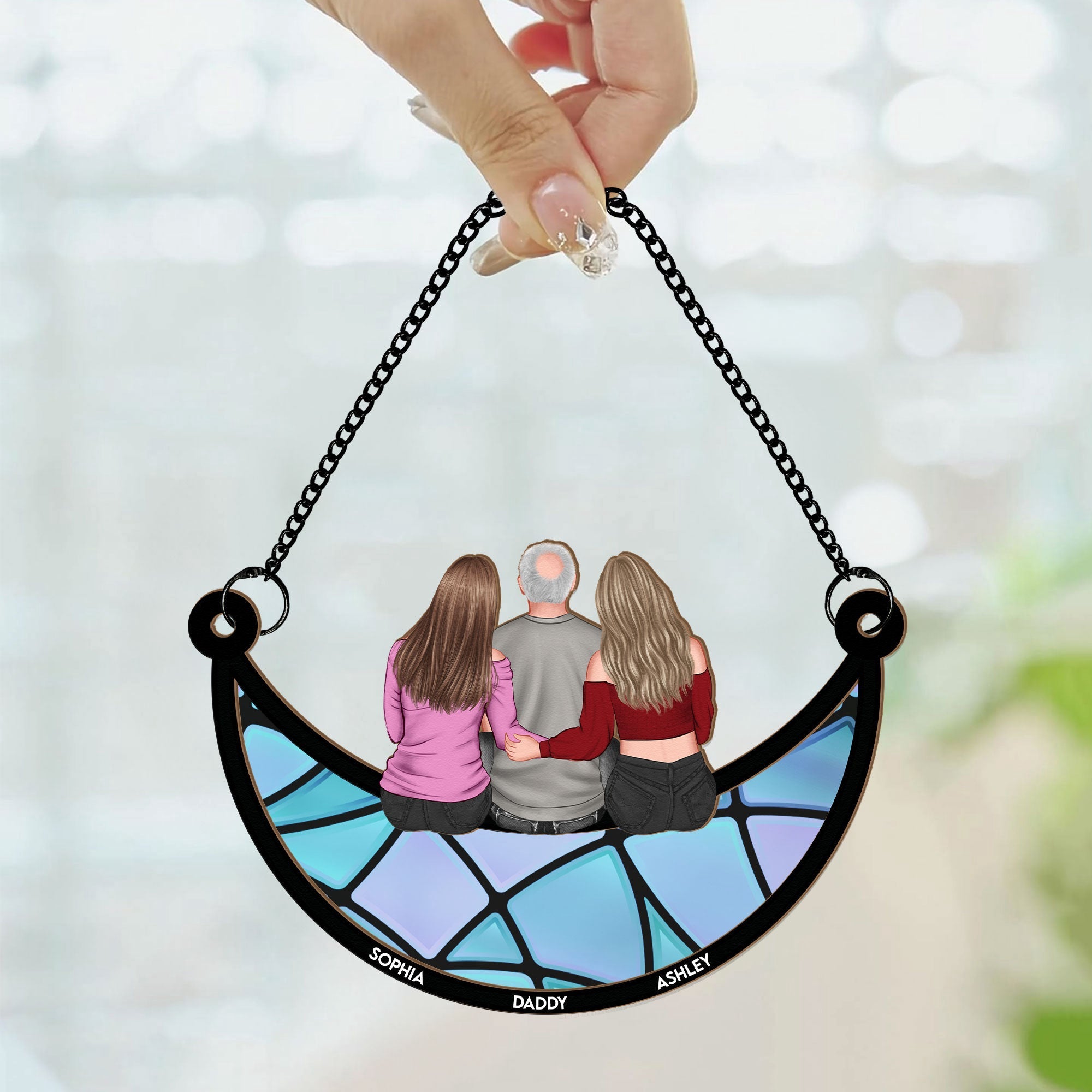 Dad-And-Children-Personalized-Window-Hanging-Suncatcher-Ornament_2