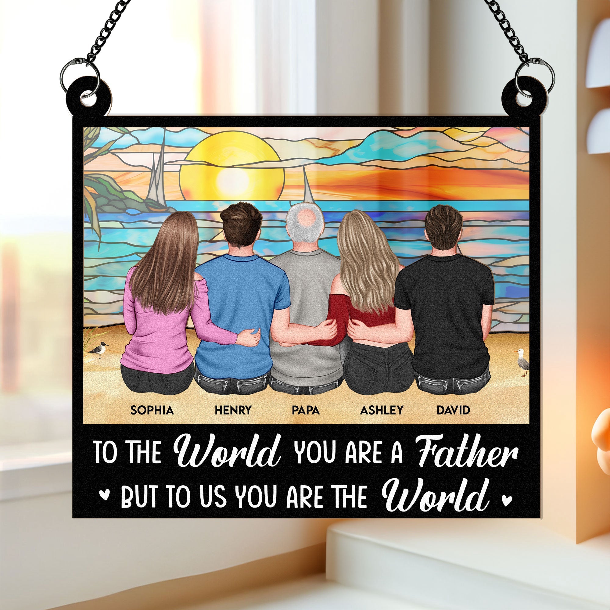 Dad-You-Are-The-World-Personalized-Window-Hanging-Suncatcher-Ornament_1