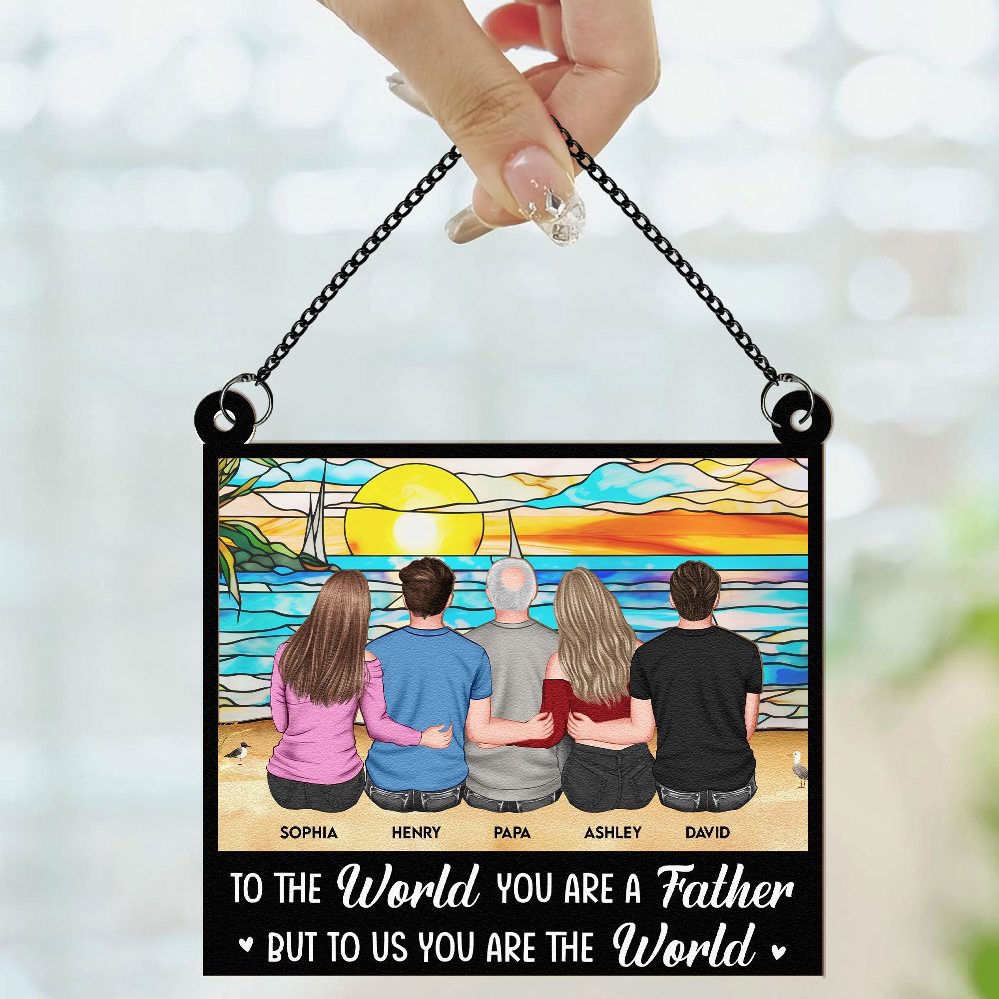 Dad-You-Are-The-World-Personalized-Window-Hanging-Suncatcher-Ornament_2