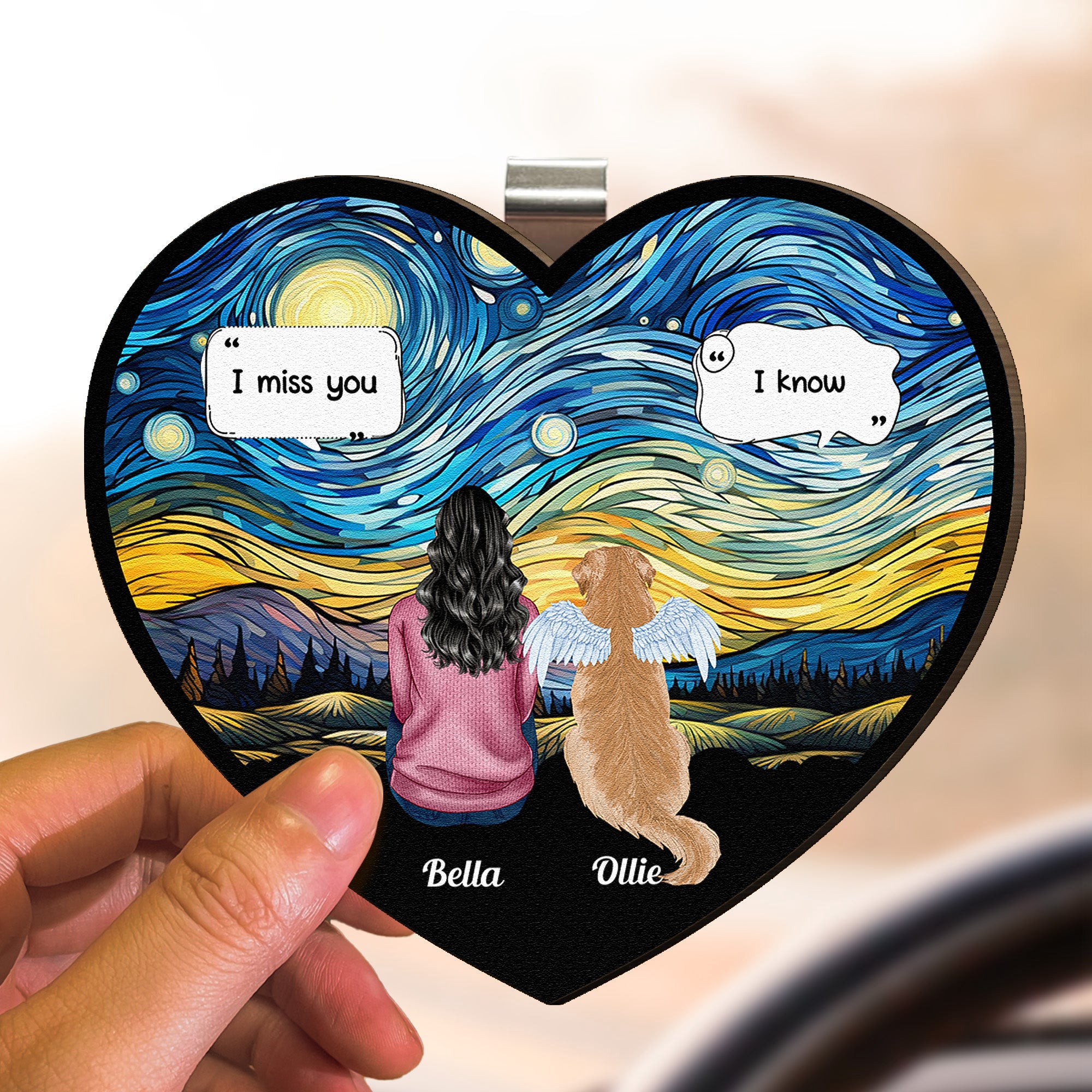 Dog-Memorial_-Cat-Memorial-Personalized-Wooden-Car-Visor-Clip-3